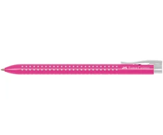 *Automatinis tušinukas Faber-Castell GRIP 2022, 1,0mm, rožinės spalvos korpusas, rožinės spalvos tušas