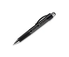 Automatinis tušinukas Faber-Castell Grip Plus Ball 1407, 0,7mm, mėlynos spalvos, juodos spalvos korpusas