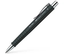 Automatinis tušinukas Faber-Castell, PolyBall, XB, 0.6mm, juodos spalvos
