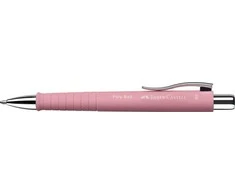Automatinis tušinukas Faber-Castell, PolyBall, XB, 0.6mm, rožinės spalvos
