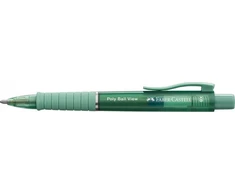 Automatinis tušinukas Faber-Castell PolyBall View, žalios spalvos