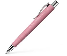 Automatinis tušinukas Faber-Castell, PolyBall, XB, 0.6mm, rožinės spalvos