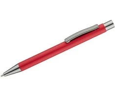 Automatinis tušinukas Goma, metalinis, gumuotas, raudonos spalvos