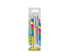 *Automatinis tušinukas Parker Jotter Originals POP ART Duo Marigold/Frosty Violetinė Medium Mėlyna, blisteryje