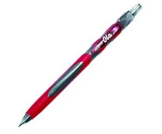Automatinis tušinukas Zebra Ola, 1.0mm, raudonos spalvos