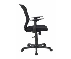Biuro kedė College 176, tinklelis, juodos spalvos