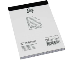 Bloknotas College A7+/50 lapai, 5x5 langeliais, perforacija trumpoje pusėje