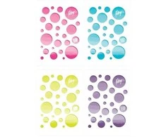 Bloknotas College Circles, A4, 50 lapų, linija, klijuotas viršuje