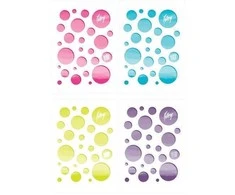 Bloknotas College Circles, A5, 50 lapų, langeliais, klijuotas viršuje