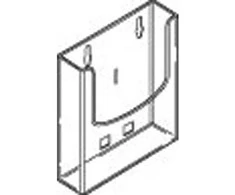 Pakabinamas stovas bukletams, A5, akrilas DISP-WM, 169mmx179mm 0614-402