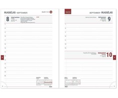 Darbo kalendorius Timer Kancleris Day, B5, šviesiai žalios spalvos