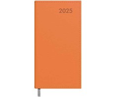 Darbo kalendorius Timer Midi, 85x162mm, oranžinės spalvos