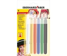 Dažai-kreidelės veidui EberhardFaber, 6 spalvų