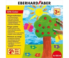 Dažai piešimui pirštais EberhardFaber, 4x100ml