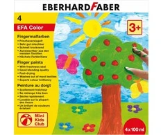 Dažai piešimui pirštais EberhardFaber, 4x100ml