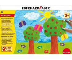 Dažai piešimui pirštais EberhardFaber, 6x100ml