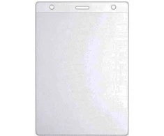 ARGO Dėklas konferencijų dalyvių kortelei, 115x165mm, vertikalus, skaidrus, 50vnt
