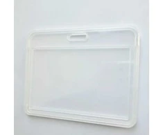 Dėklas vardinei kortelei PI 4180V, 54 x 85 mm, dvipusis, vertikalus, skaidrus