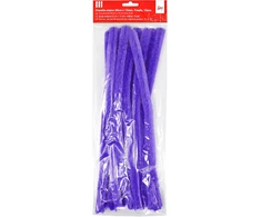 Dekoracija Pom-Pom College 30 cm x 15 mm 10 vnt violetinės spalvos