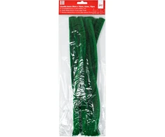 Dekoracija Pom-Pom College 30 cm x 15 mm 10 vnt žalios spalvos