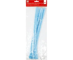 Dekoracija Pom-Pom College 30 cm x 9 mm 10 vnt šviesiai mėlynos spalvos