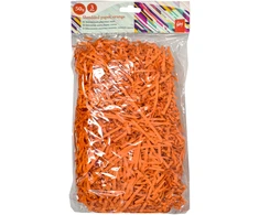 Dekoratyvinės popieriaus juostelės College, 50 g/m², oranžinės spalvos