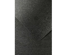 Galeria Papieru Dekoratyvinis blizgantis kortelių popierius A4, 5vnt/pak. 210g/m2, Juodos spalvos