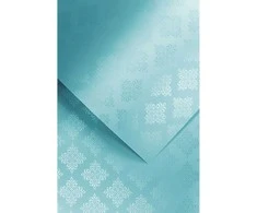 Galeria Papieru Dekoratyvinis popierius Glamour, A4, 250gr, šviesiai mėlynos spalvos, 20 lapų
