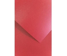 Galeria Papieru Dekoratyvinis popierius Mika, A4, metalinės raudonos spalvos, 20 lapų