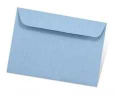 Dekoratyvinis vokas Artoz C6, 114x162mm, 100g, pastelinės mėlynos spalvos, 1vnt