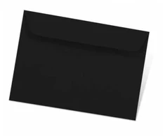 Dekoratyvinis vokas Artoz C6, 114x162mm, 100g, juodos, 1vnt