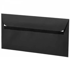 Dekoratyvinis vokas Artoz C65, 114x224mm, 100g, juodos spalvos, 1vnt