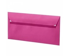 Dekoratyvinis vokas Artoz C65, 114x224mm, 100g, fuksijos rožinės spalvos, 1vnt