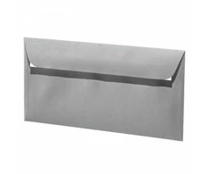 Dekoratyvinis vokas Artoz C65, 114x224mm, 100g, pilkos spalvos, 1vnt