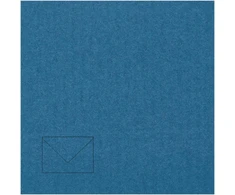 Dekoratyvinis vokas Paper Poetry C7, 110x75mm, 100g, jūros mėlynos spalvos, 1vnt