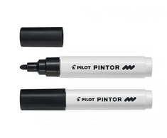 Dekoratyvinis žymeklis Pilot Pintor, 1,4mm, juodos spalvos