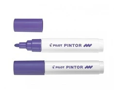 Pilot Pen Permanentinis žymeklis Pultas PINTOR 1.4 mm, apvali galvutė, violetinė sp.