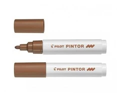Dekoratyvinis žymeklis Pilot Pintor, 1,4mm, rudos spalvos