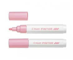 Pilot Pen Permanentinis žymeklis Pultas PINTOR 1.4 mm, apvali galvutė, pastelinė rožinė sp.