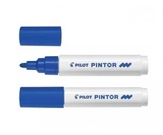Pilot Pen Permanentinis žymeklis Pultas PINTOR 1.4 mm, apvali galvutė, mėlyna sp.