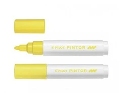 Dekoratyvinis žymeklis Pilot Pintor, 1,4mm, geltonos spalvos