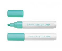 Pilot Pen Permanentinis žymeklis Pultas PINTOR 1.4 mm, apvali galvutė, pastelinė žalia sp.