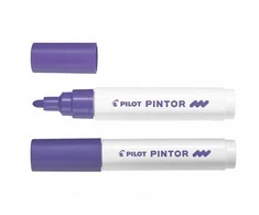 Pilot Pen Permanentinis žymeklis Pultas PINTOR 1.4 mm, apvali galvutė, violetinė sp.