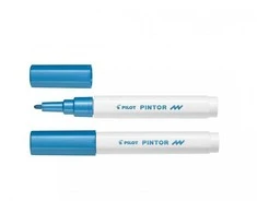 Dekoratyvinis žymeklis Pilot Pintor, 1mm, metalikos mėlynos spalvos