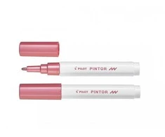 Pilot Pen Dekoratyvinis žymeklis Pilot Pintor, 1mm, metalikos rožinės spalvos