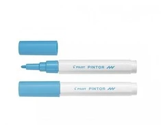 Dekoratyvinis žymeklis Pilot Pintor, 1mm, pastelinės mėlynos spalvos