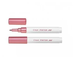 Pilot Pen Dekoratyvinis žymeklis Pilot Pintor, 1mm, metalikos rožinės spalvos