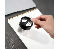 Dėžutė sąvažėlėms DELI E9881 magnetinė, 2 dalių juodos spalvos