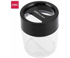 Dėžutė sąvažėlėms DELI E9881 magnetinė, 2 dalių juodos spalvos