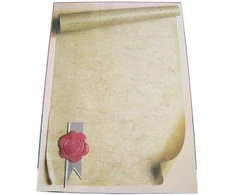 Galeria Papieru Diplomų ir laiškų popierius Argo Pieczec, A4, 170g, 25 lapai